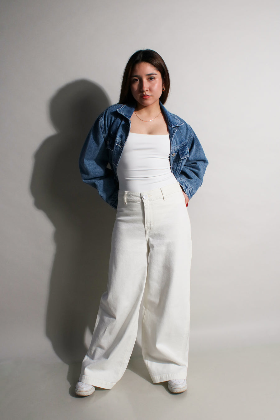 Pantalón Jeans - Blanco