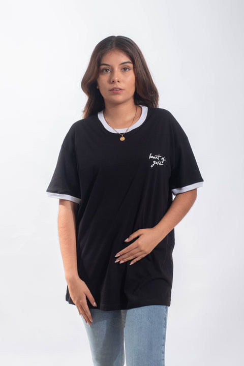 Polo Oversize 'Heart of gold'