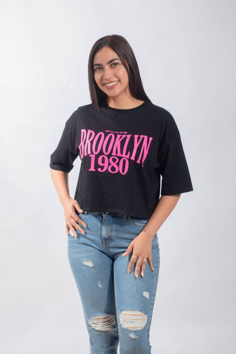 Polo Crop Oversize Brooklyn 1980