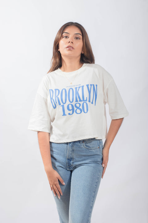 Polo Crop Oversize Brooklyn 1980